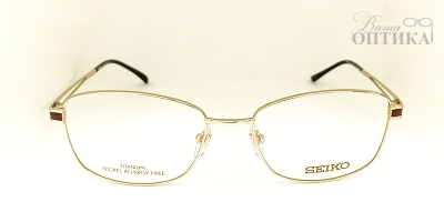 Seiko T7047 C010 Gold-Dark Red/Gold оправа очковая